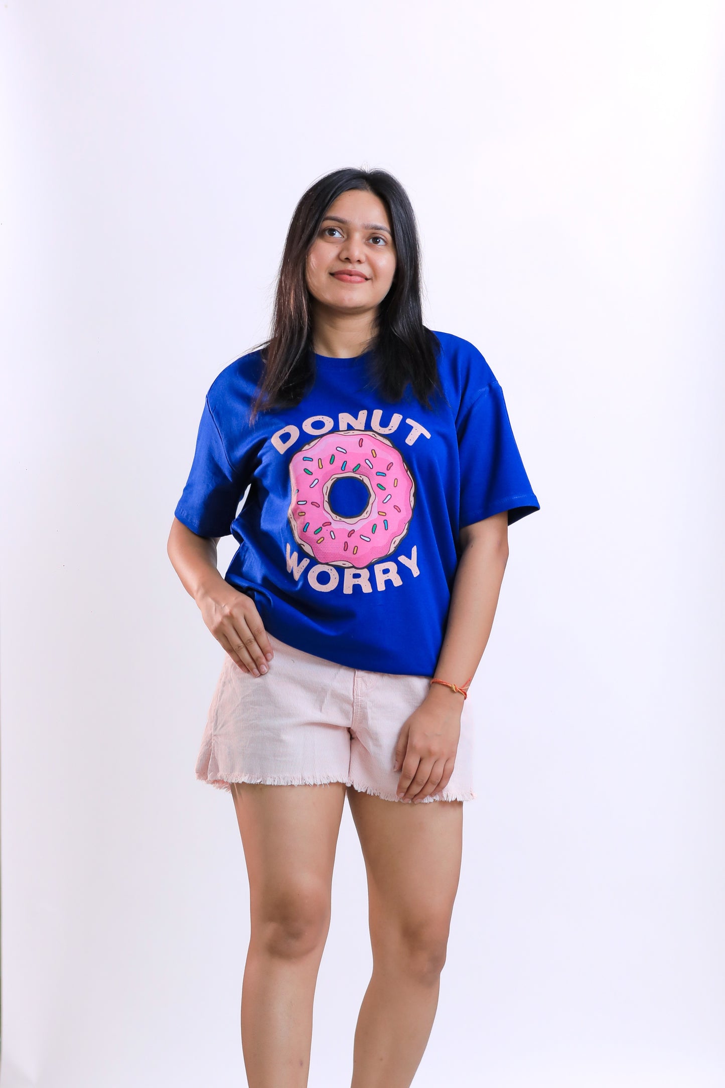 "Donut Worry" Unisex Oversized T-shirt