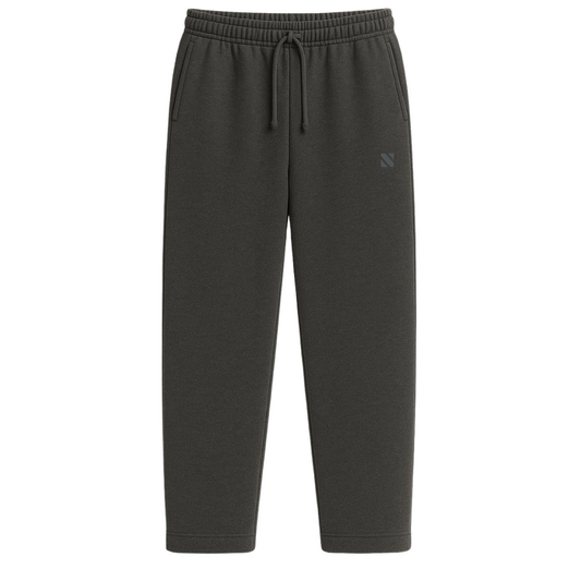 DARK GREY UNISEX STRAIGHT FIT SWEATPANTS