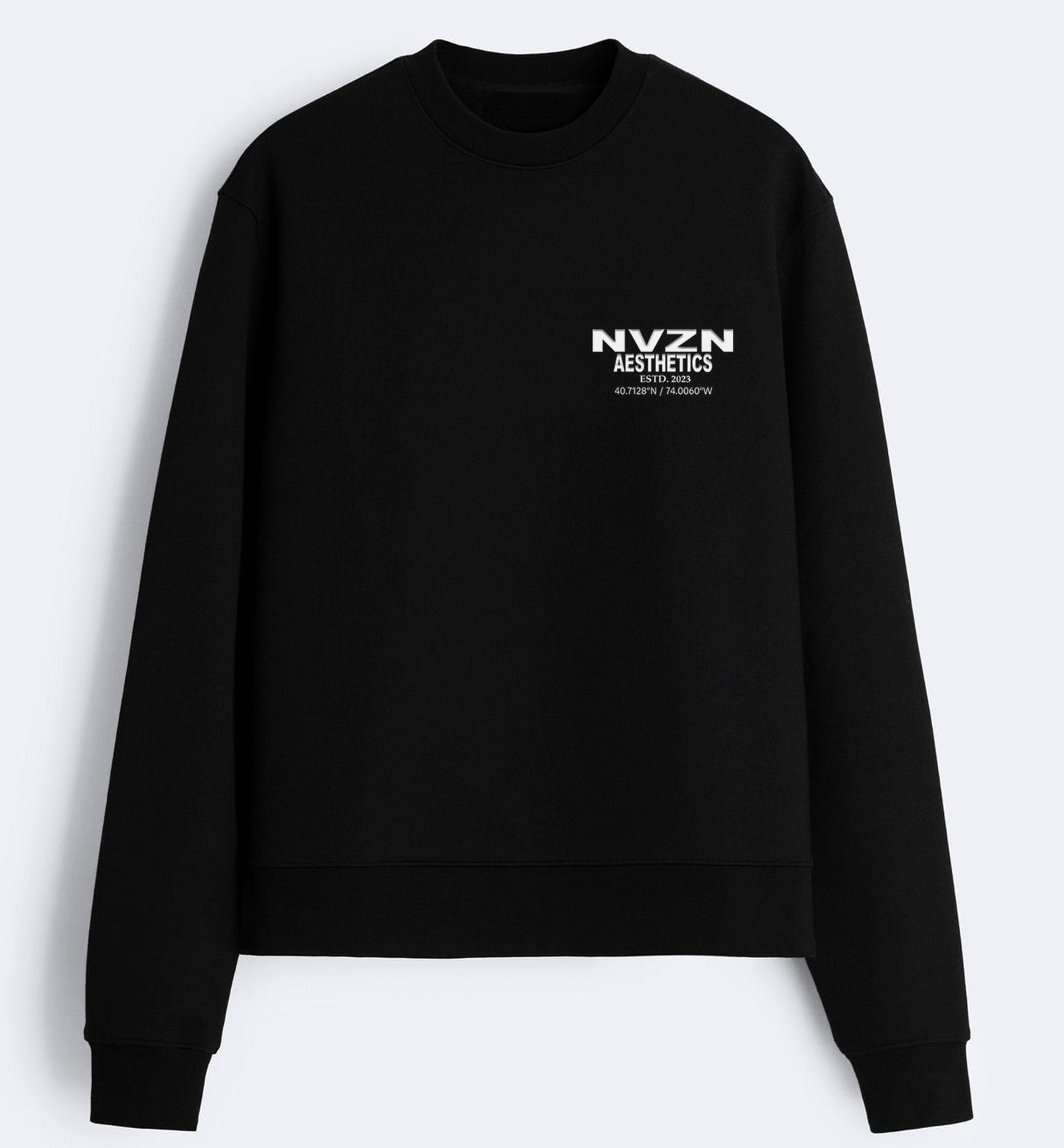 BLACK UNISEX OVERSIZED SWEATSHIRT