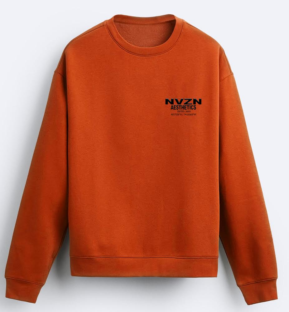 ORANGE UNISEX SWEATSHIRT