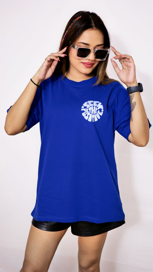 "Seek the Positive" Unisex Oversized T-shirt