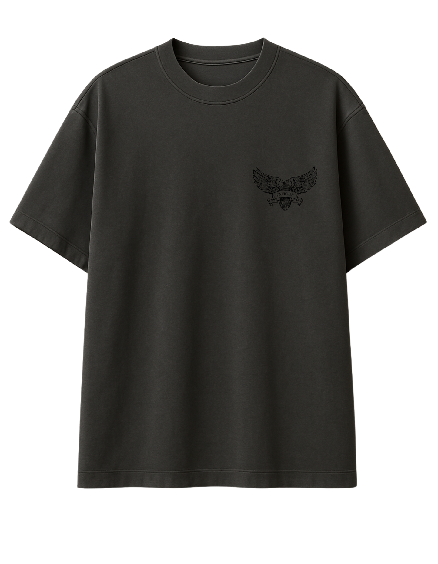 'Envision' Unisex Dark Grey Oversized Co-ord Set